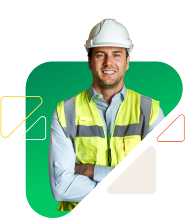 Hero image of a construction worker