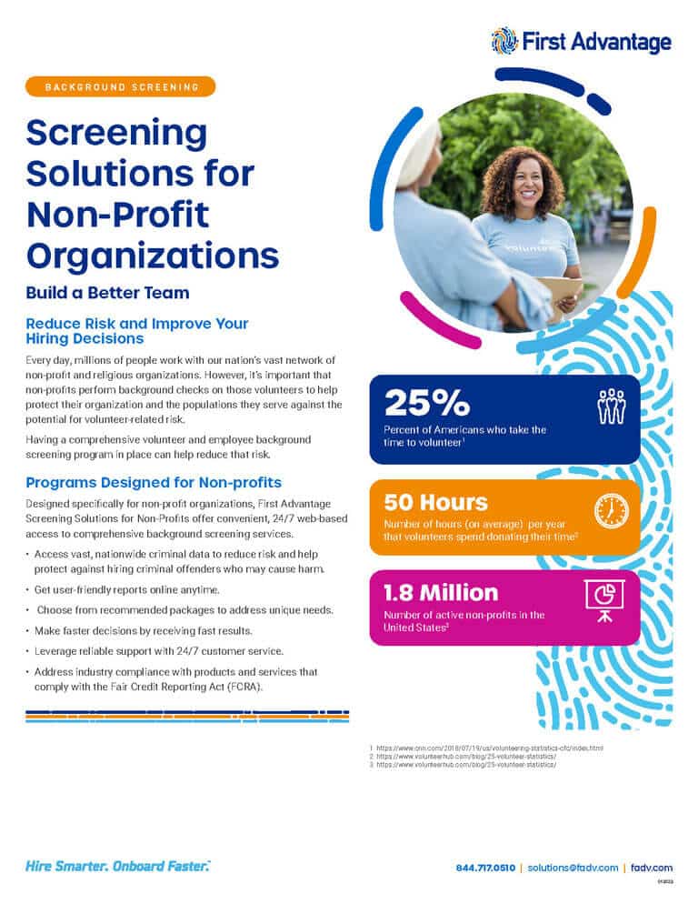 Non-Profit brochure